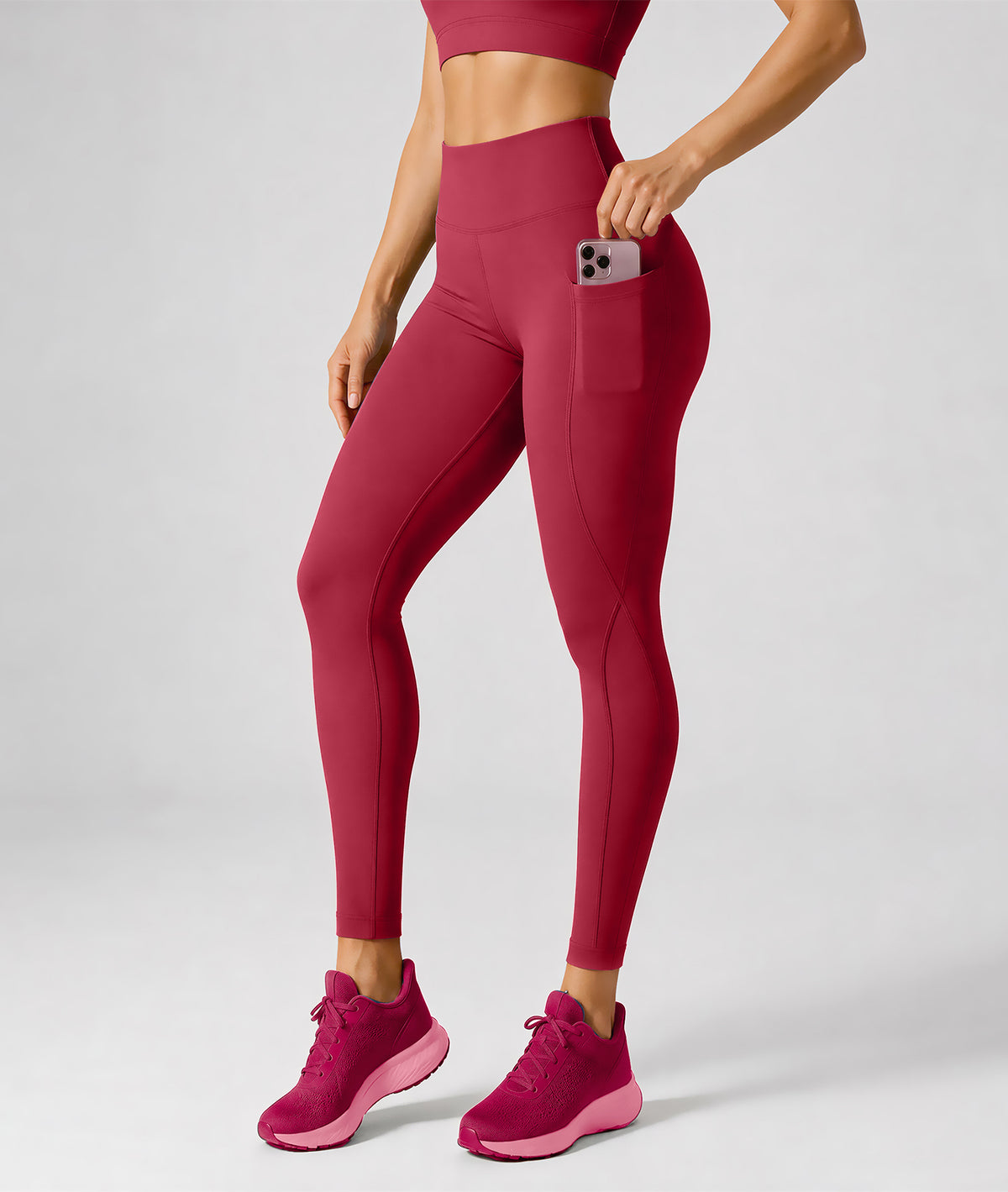 High-Waisted Leggings with Pockets – Women’s Activewear