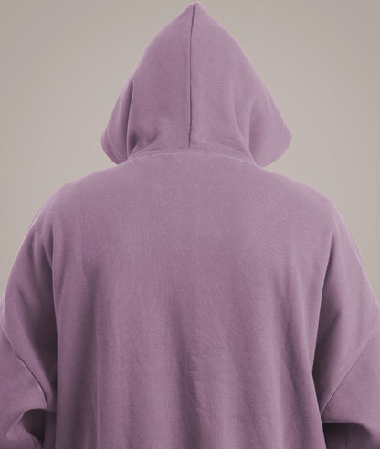 Cloud Zip Oversized Hoodie – Full-Zip Unisex Hoodie with Double-Lined Hood