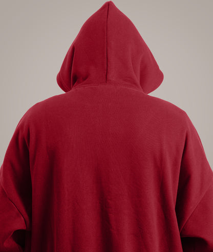 Cloud Zip Oversized Hoodie – Full-Zip Unisex Hoodie with Double-Lined Hood