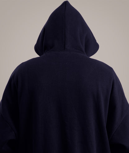 Cloud Zip Oversized Hoodie – Full-Zip Unisex Hoodie with Double-Lined Hood