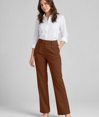 Women’s Stretch Work Pants | Durable 240 GSM Fabric | Soft & Flexible