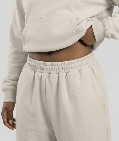 Signature Fit Sweat Pant - Premium Brushed Fleece Straight-Leg Lounge Pants