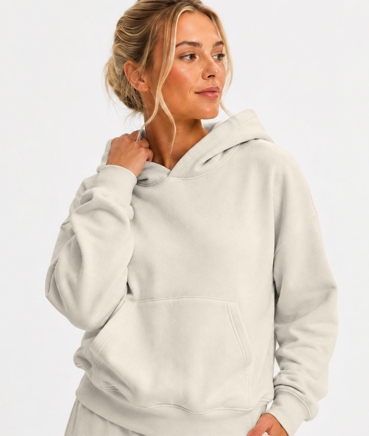 Oversized Pullover Hoodie – Unisex Heavyweight Brushed Fleece