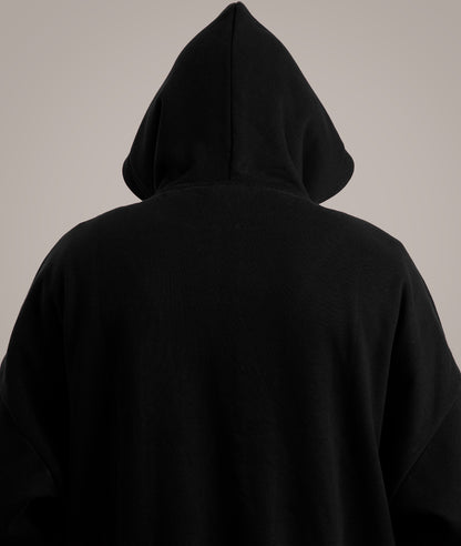 Cloud Zip Oversized Hoodie – Full-Zip Unisex Hoodie with Double-Lined Hood