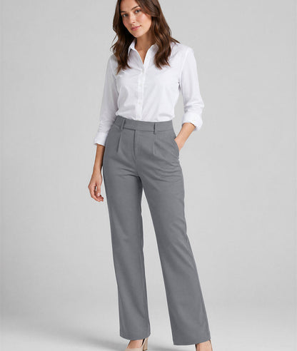 Women’s Stretch Work Pants | Durable 240 GSM Fabric | Soft & Flexible