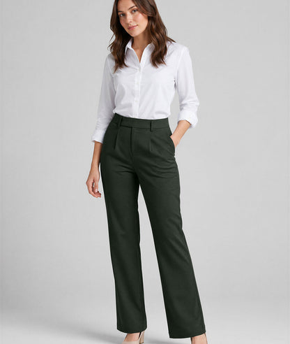 Women’s Stretch Work Pants | Durable 240 GSM Fabric | Soft & Flexible