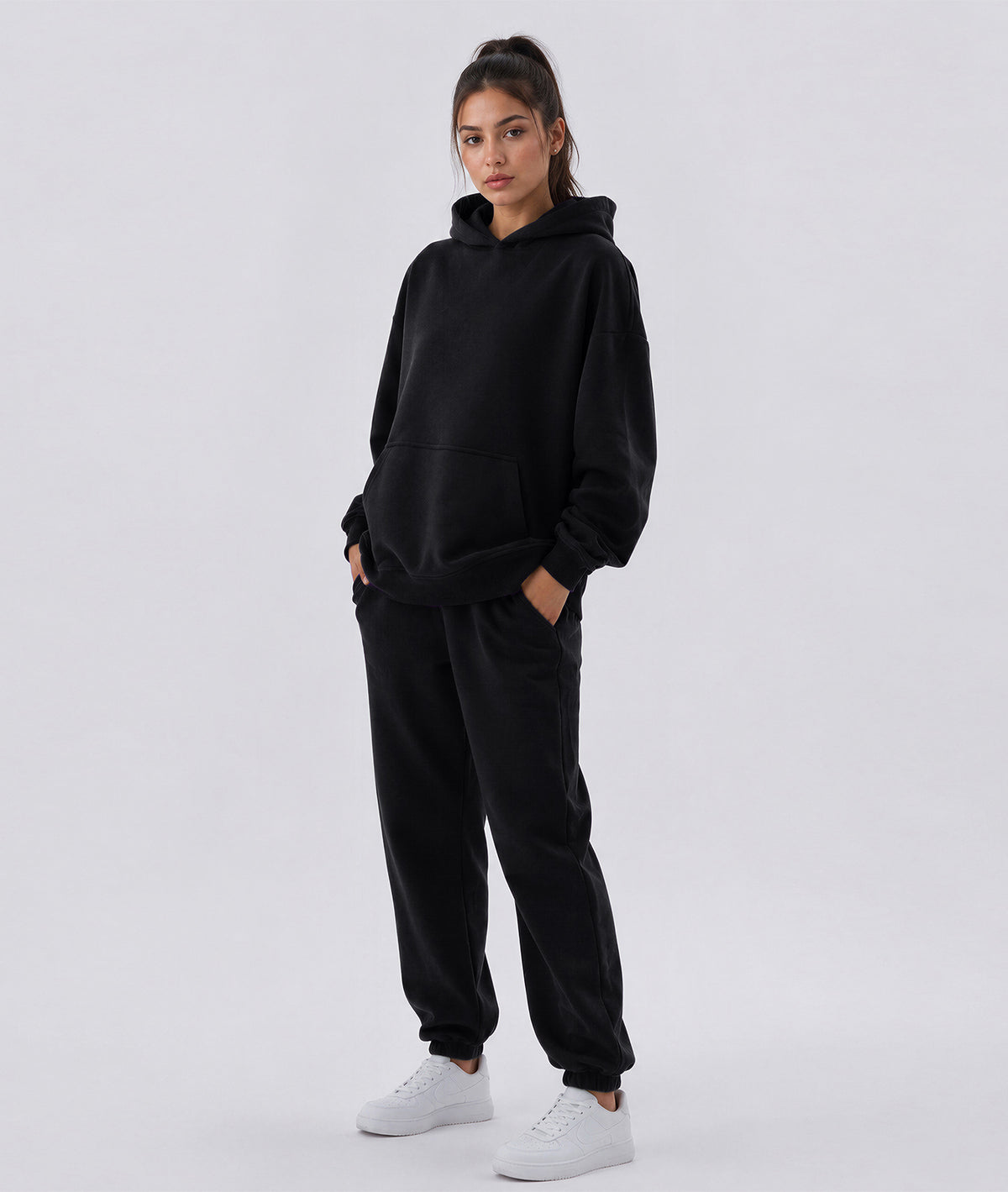 Oversized Pullover Hoodie – Unisex Heavyweight Brushed Fleece