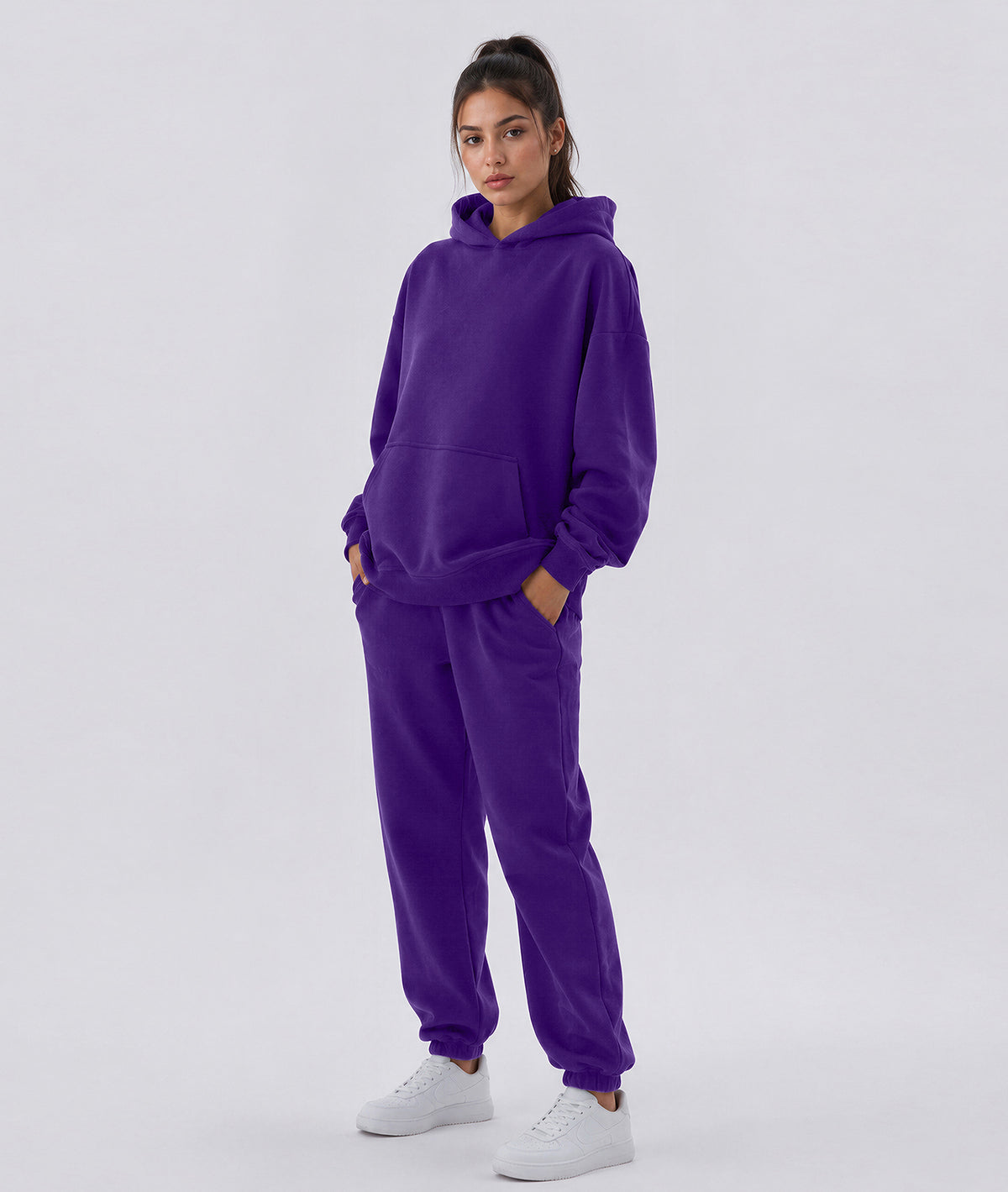 Oversized Pullover Hoodie – Unisex Heavyweight Brushed Fleece