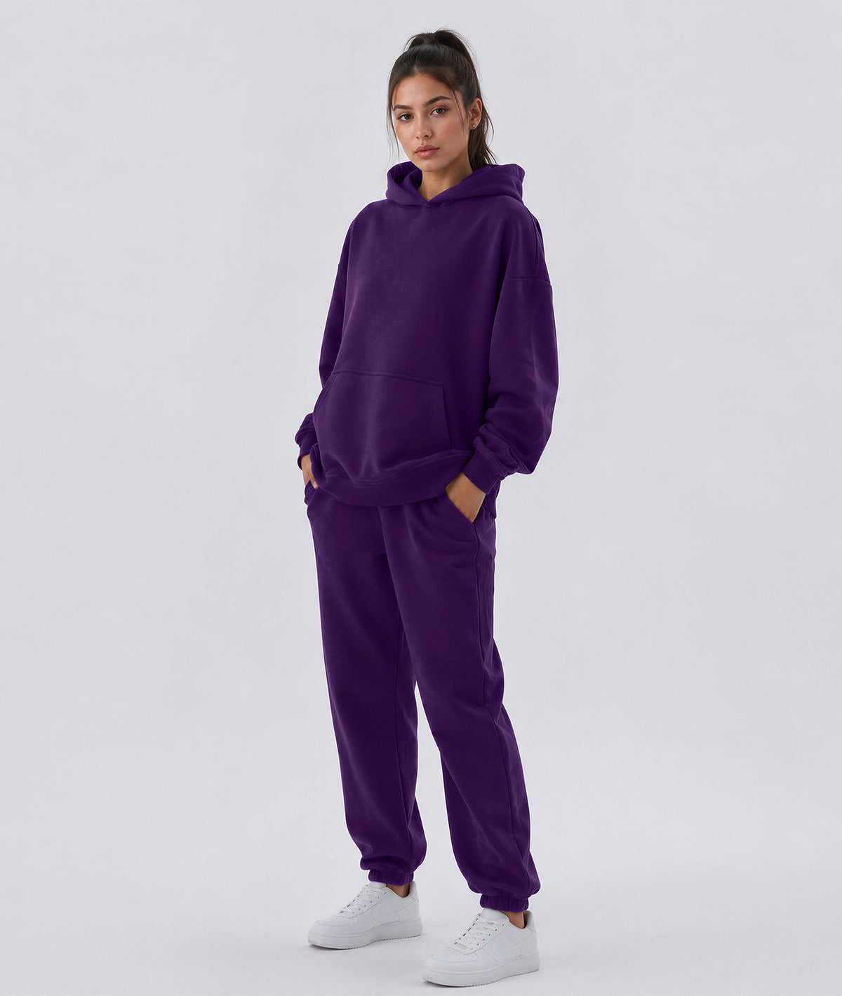 Oversized Pullover Hoodie – Unisex Heavyweight Brushed Fleece