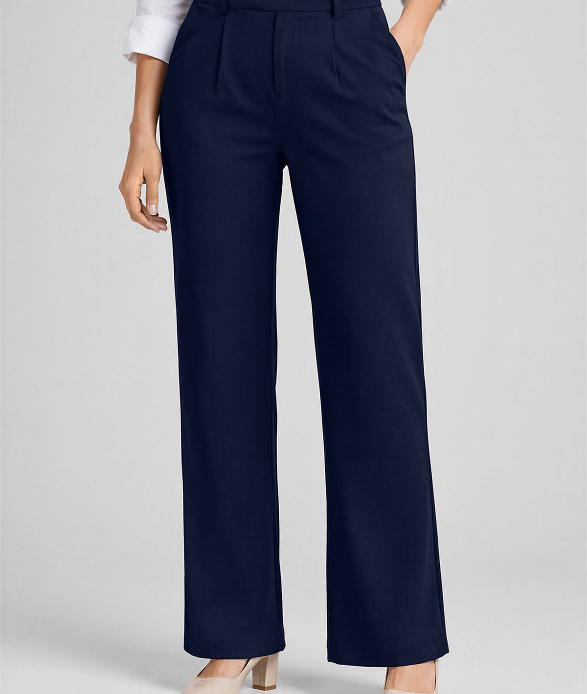 Women’s Stretch Work Pants | Durable 240 GSM Fabric | Soft & Flexible