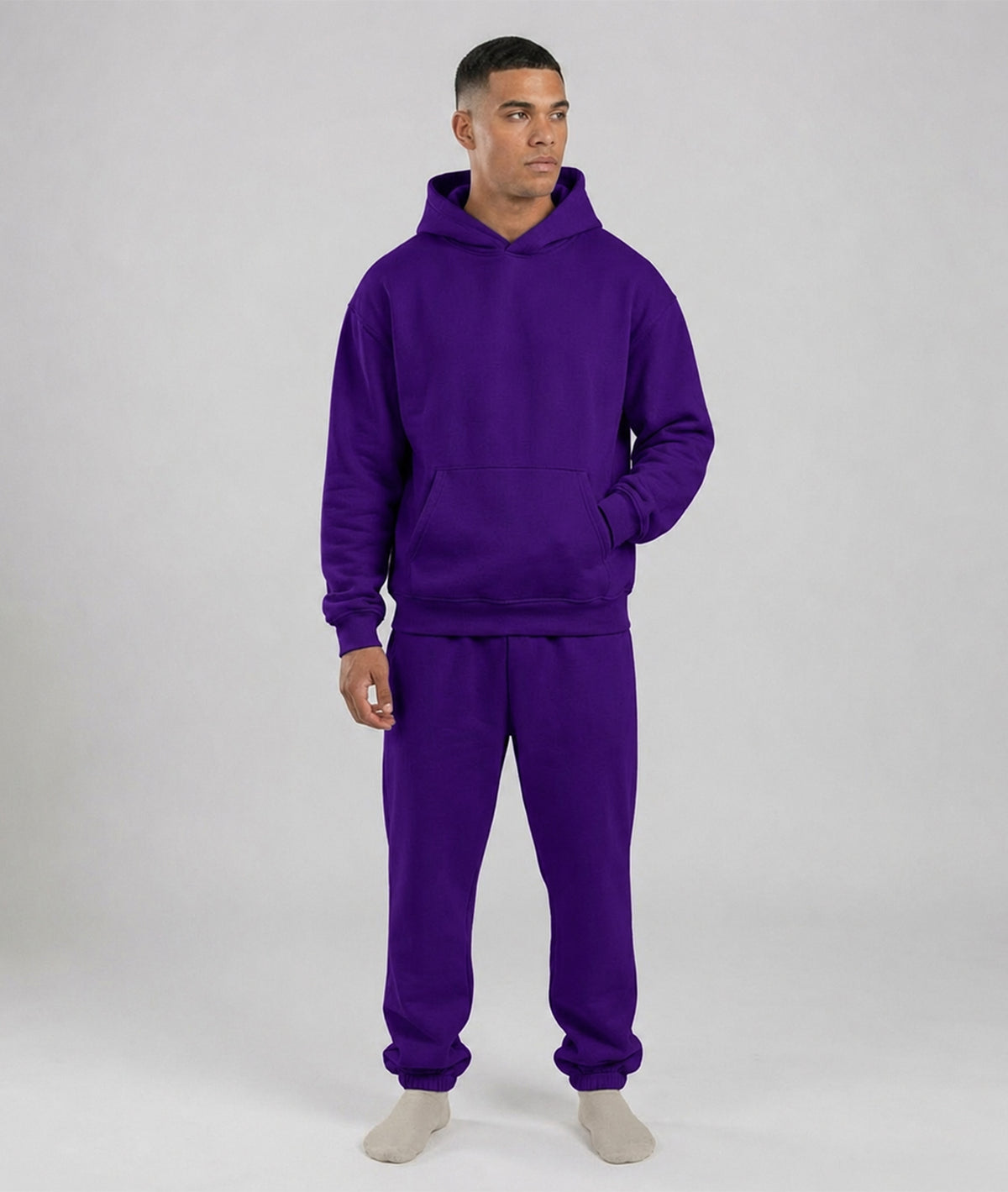 Signature Fit Sweat Pant - Premium Brushed Fleece Straight-Leg Lounge Pants