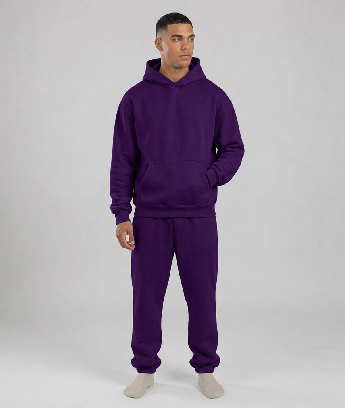 Signature Fit Sweat Pant - Premium Brushed Fleece Straight-Leg Lounge Pants