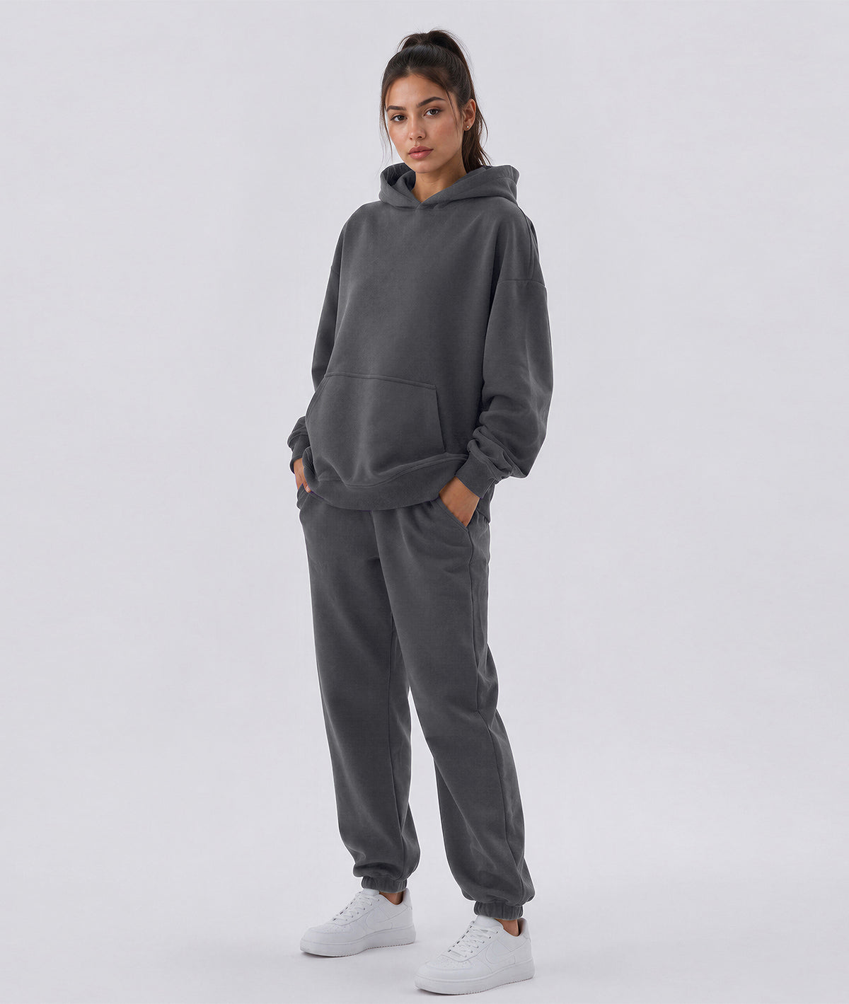 Oversized Pullover Hoodie – Unisex Heavyweight Brushed Fleece