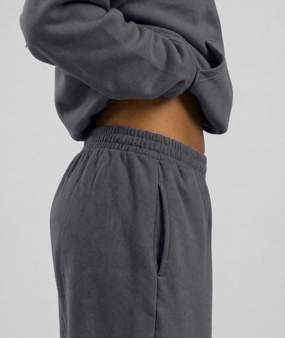 Signature Fit Sweat Pant - Premium Brushed Fleece Straight-Leg Lounge Pants
