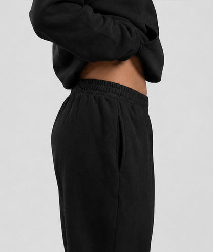 Signature Fit Sweat Pant - Premium Brushed Fleece Straight-Leg Lounge Pants