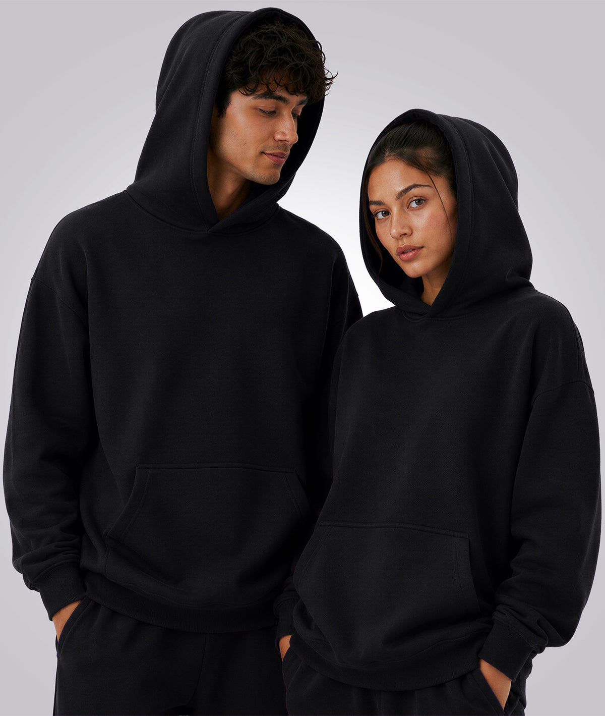 Oversized Pullover Hoodie – Unisex Heavyweight Brushed Fleece