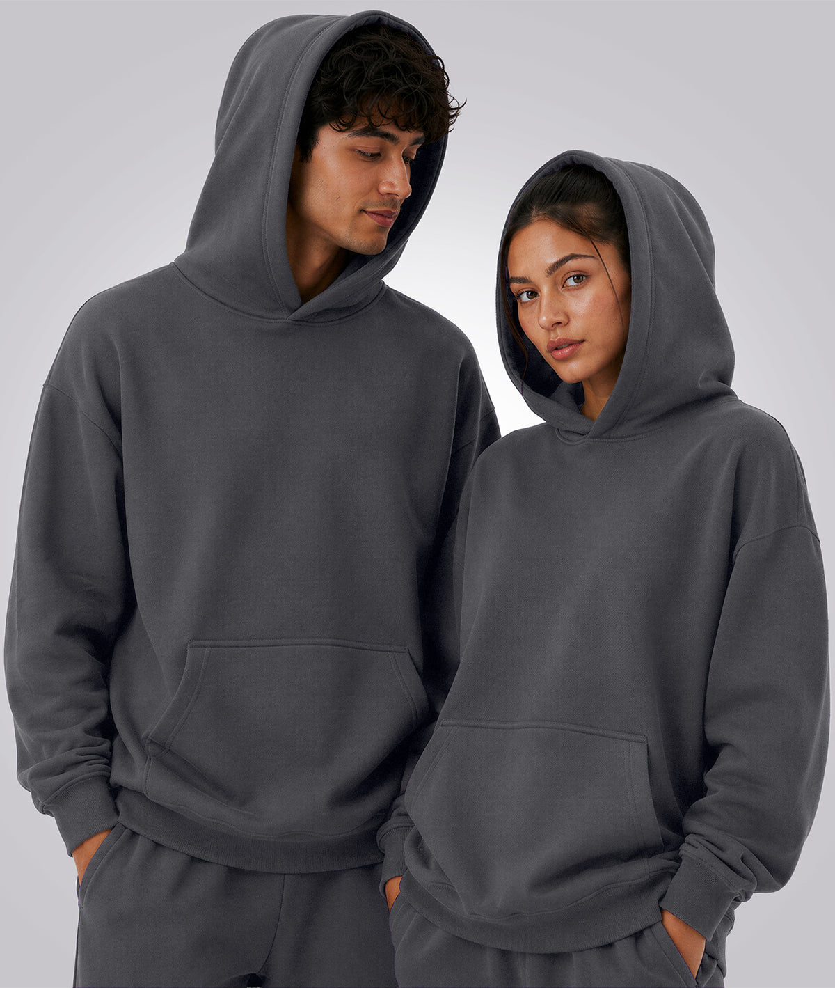 Oversized Pullover Hoodie – Unisex Heavyweight Brushed Fleece