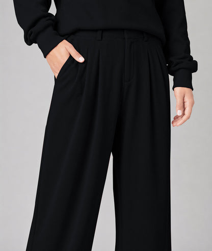 Waffle Knit Stretch Pants – Soft 2-Way Stretch Comfort Lounge Pant