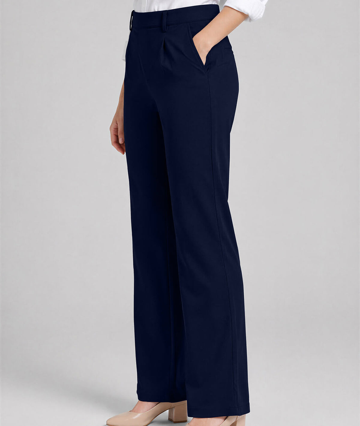 Women’s Stretch Work Pants | Durable 240 GSM Fabric | Soft & Flexible