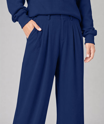 Waffle Knit Stretch Pants – Soft 2-Way Stretch Comfort Lounge Pant