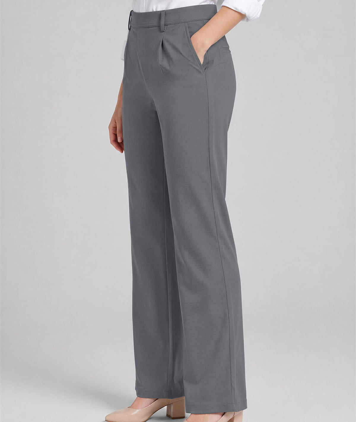 Women’s Stretch Work Pants | Durable 240 GSM Fabric | Soft & Flexible
