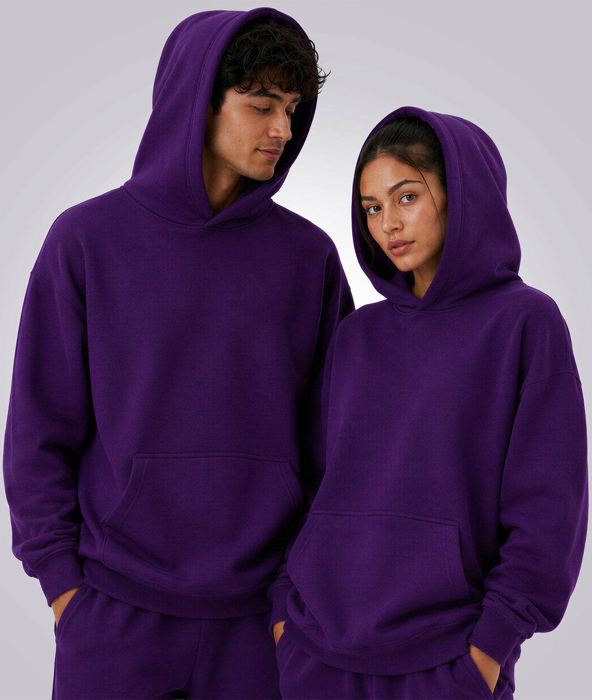 Oversized Pullover Hoodie – Unisex Heavyweight Brushed Fleece