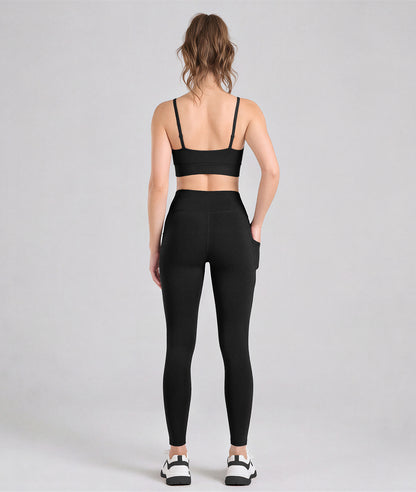 High-Waisted Leggings with Pockets – Women’s Activewear