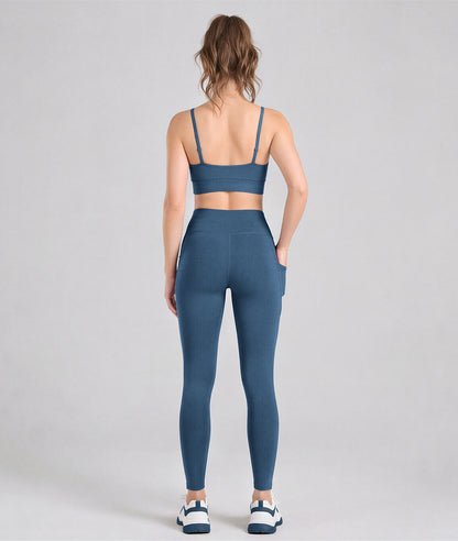 High-Waisted Leggings with Pockets – Women’s Activewear