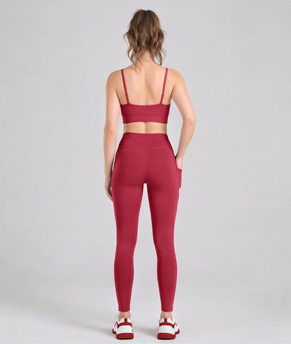High-Waisted Leggings with Pockets – Women’s Activewear