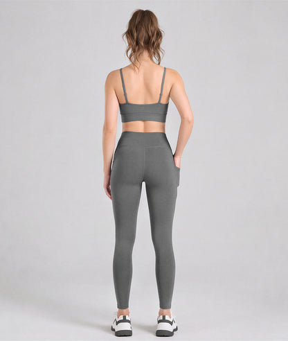 High-Waisted Leggings with Pockets – Women’s Activewear