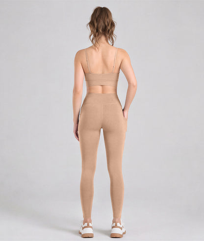 High-Waisted Leggings with Pockets – Women’s Activewear