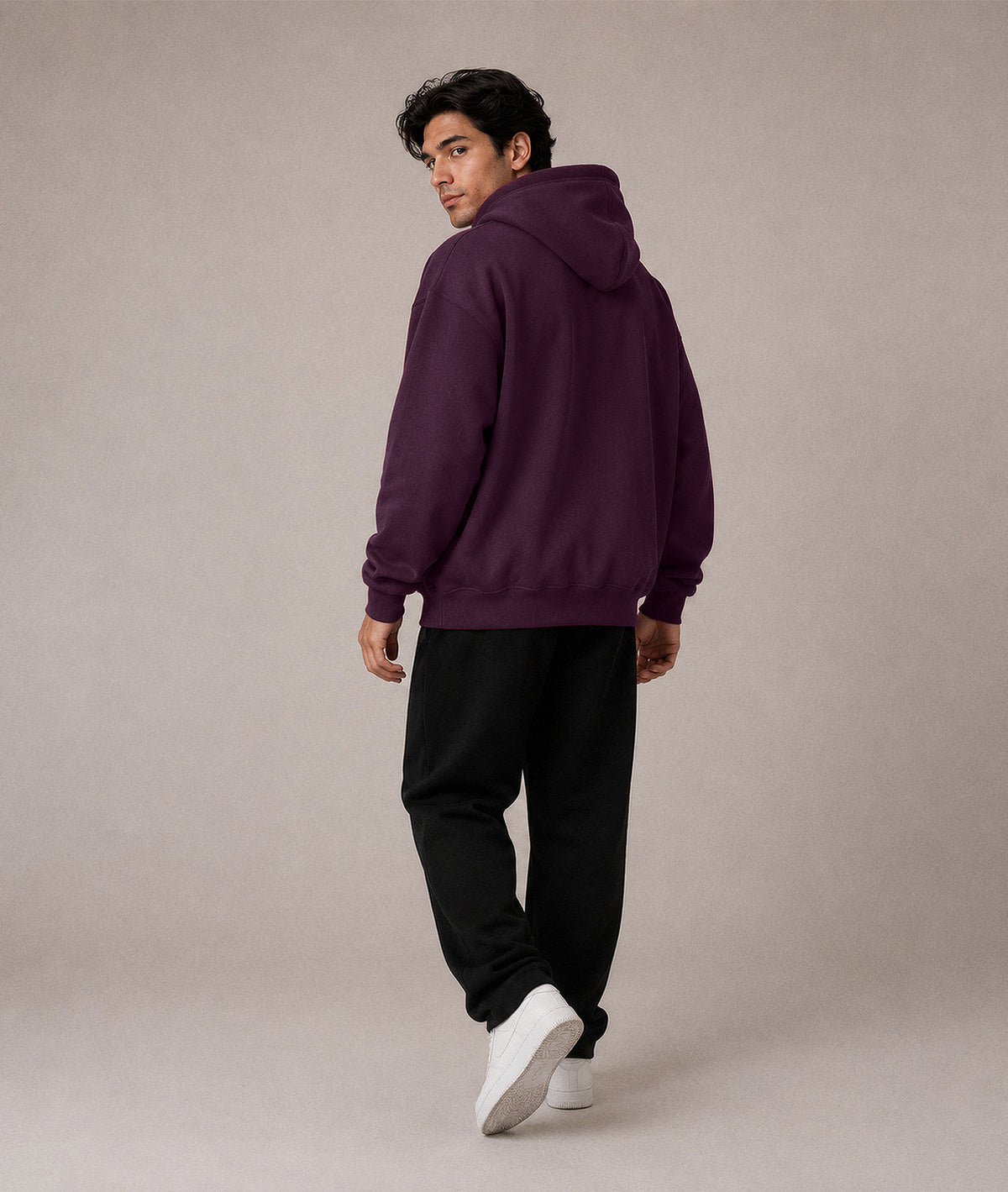 Cloud Zip Oversized Hoodie – Full-Zip Unisex Hoodie with Double-Lined Hood