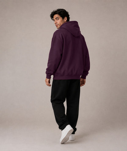 Cloud Zip Oversized Hoodie – Full-Zip Unisex Hoodie with Double-Lined Hood