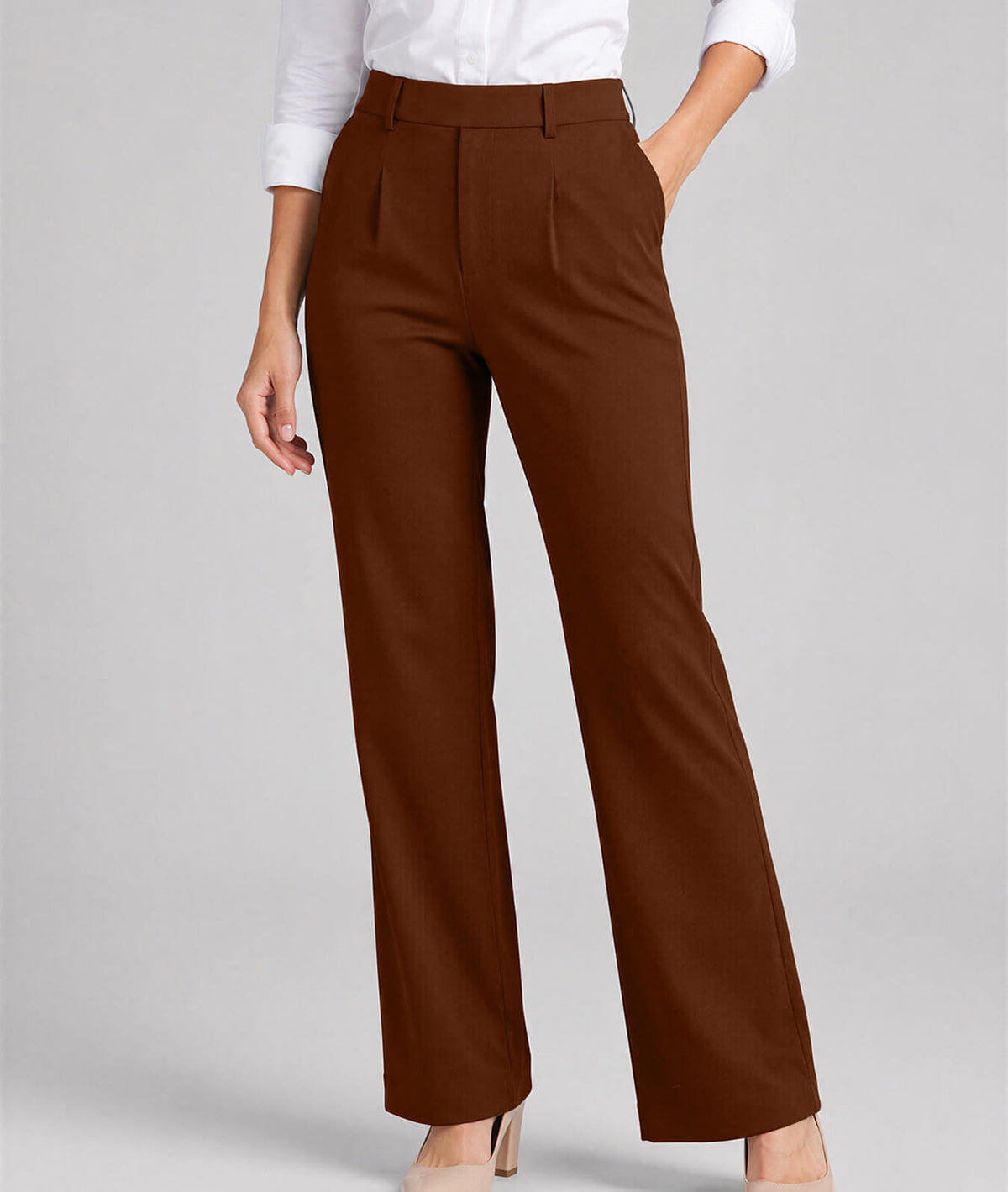 Women’s Stretch Work Pants | Durable 240 GSM Fabric | Soft & Flexible