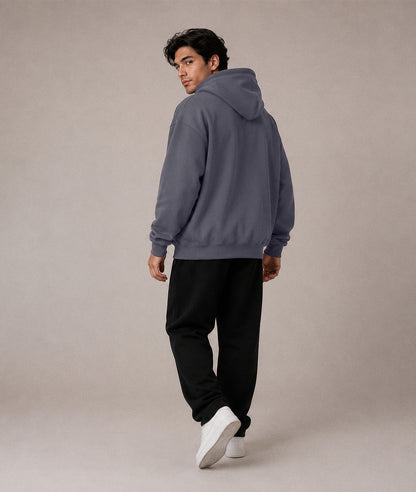 Cloud Zip Oversized Hoodie – Full-Zip Unisex Hoodie with Double-Lined Hood