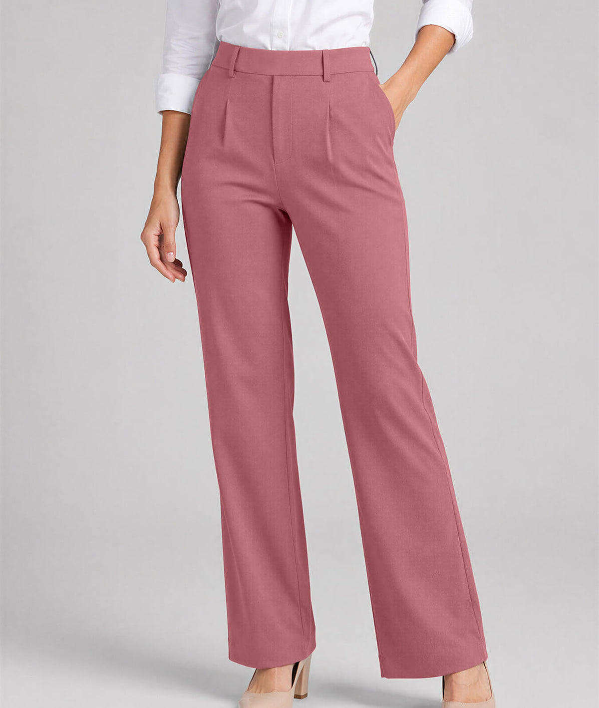 Women’s Stretch Work Pants | Durable 240 GSM Fabric | Soft & Flexible