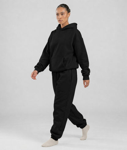 Signature Fit Sweat Pant - Premium Brushed Fleece Straight-Leg Lounge Pants