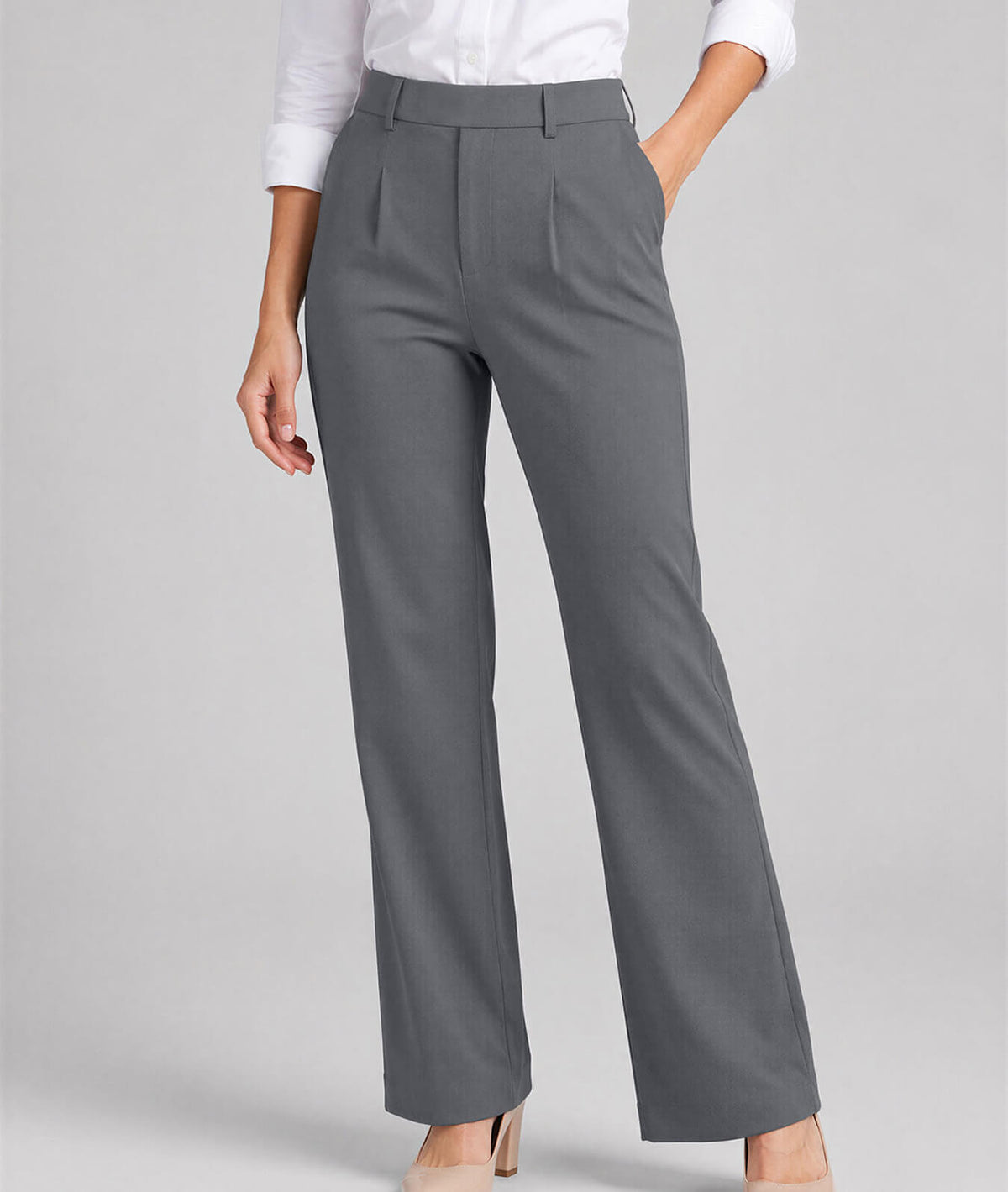 Women’s Stretch Work Pants | Durable 240 GSM Fabric | Soft & Flexible