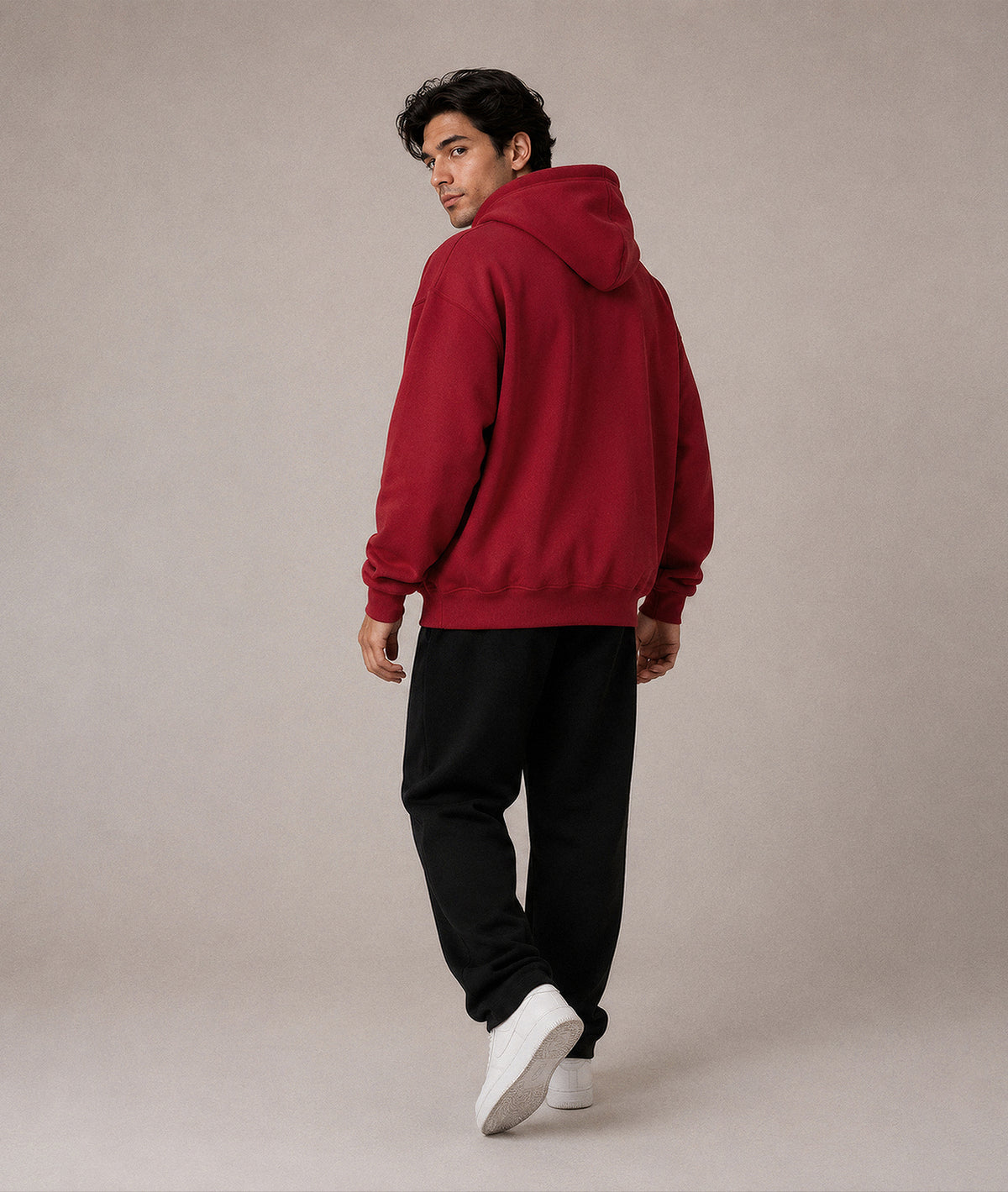 Cloud Zip Oversized Hoodie – Full-Zip Unisex Hoodie with Double-Lined Hood