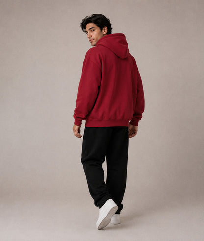 Cloud Zip Oversized Hoodie – Full-Zip Unisex Hoodie with Double-Lined Hood