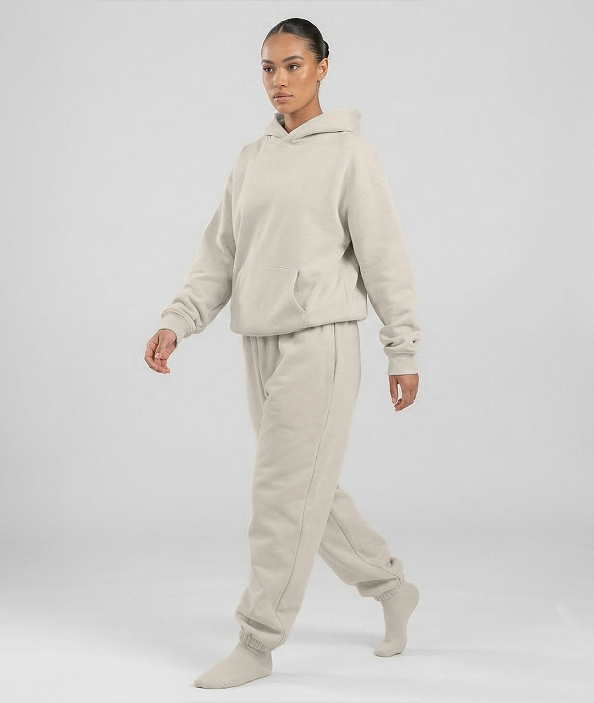 Signature Fit Sweat Pant - Premium Brushed Fleece Straight-Leg Lounge Pants