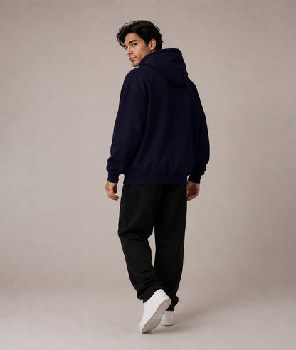 Cloud Zip Oversized Hoodie – Full-Zip Unisex Hoodie with Double-Lined Hood
