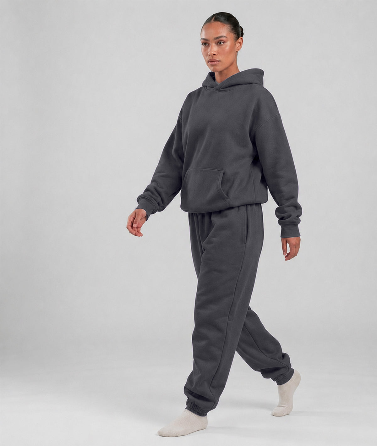 Signature Fit Sweat Pant - Premium Brushed Fleece Straight-Leg Lounge Pants