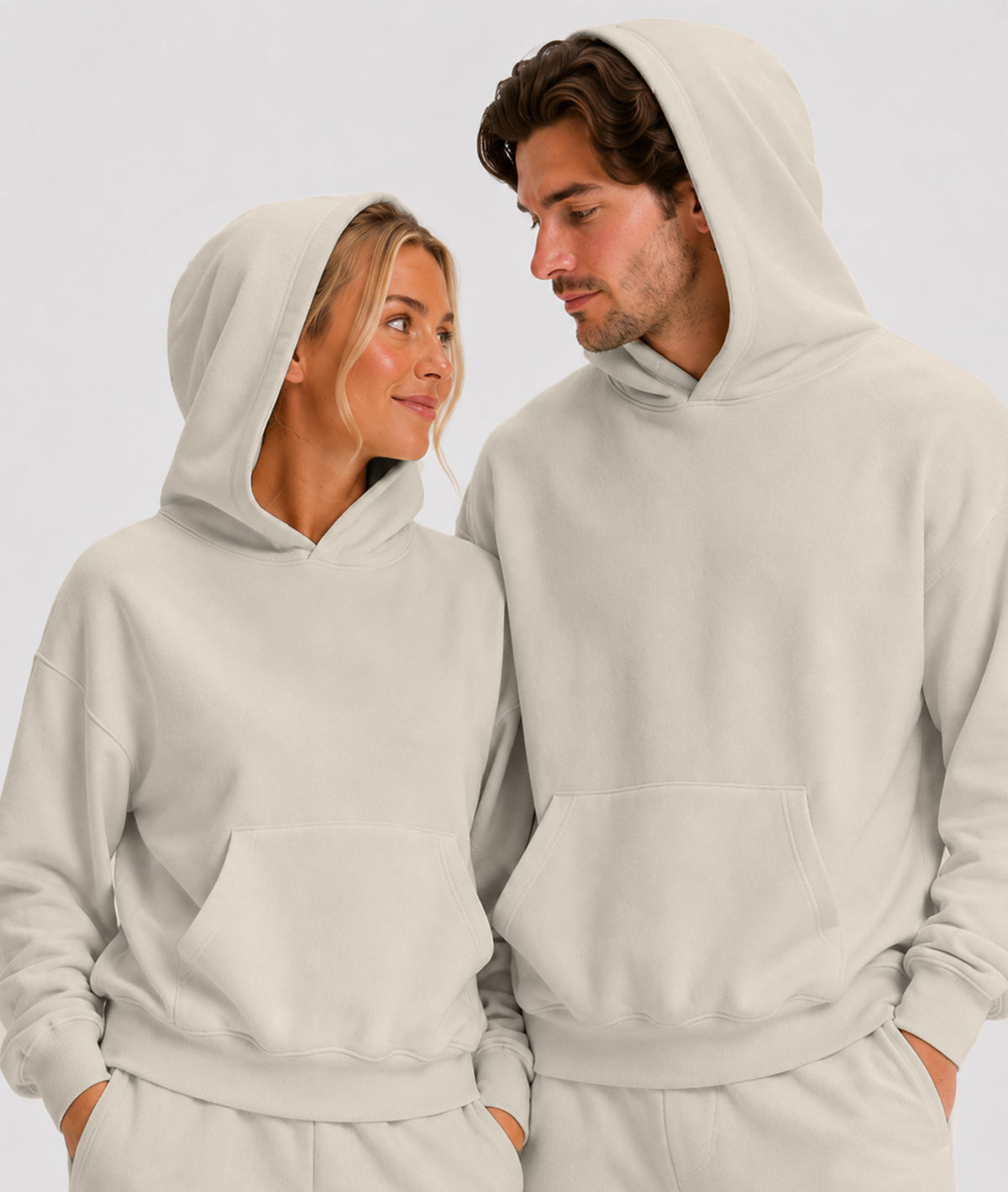 Oversized Pullover Hoodie – Unisex Heavyweight Brushed Fleece