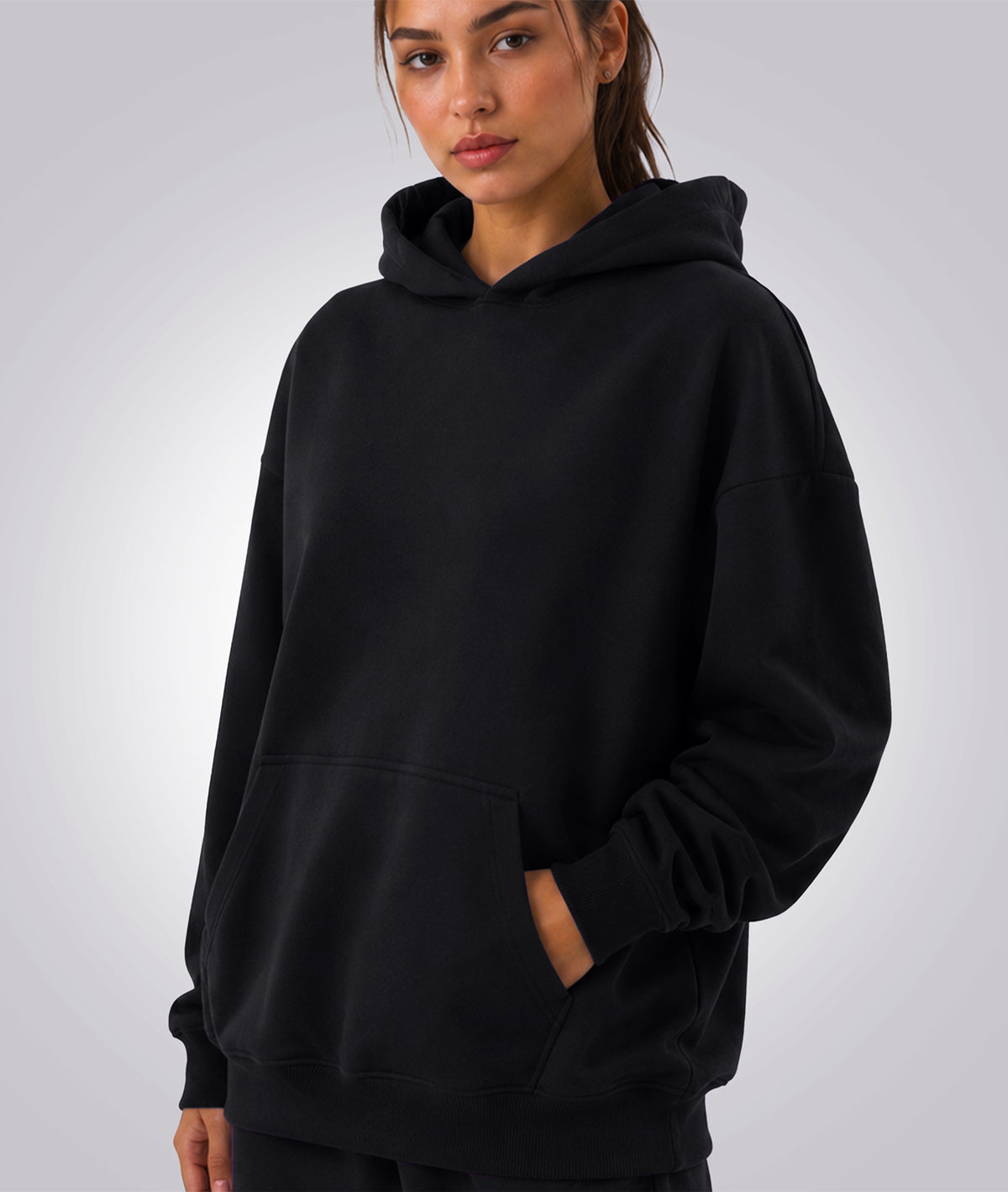 Oversized Pullover Hoodie – Unisex Heavyweight Brushed Fleece