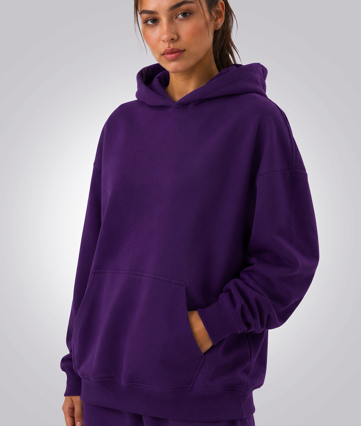 Oversized Pullover Hoodie – Unisex Heavyweight Brushed Fleece