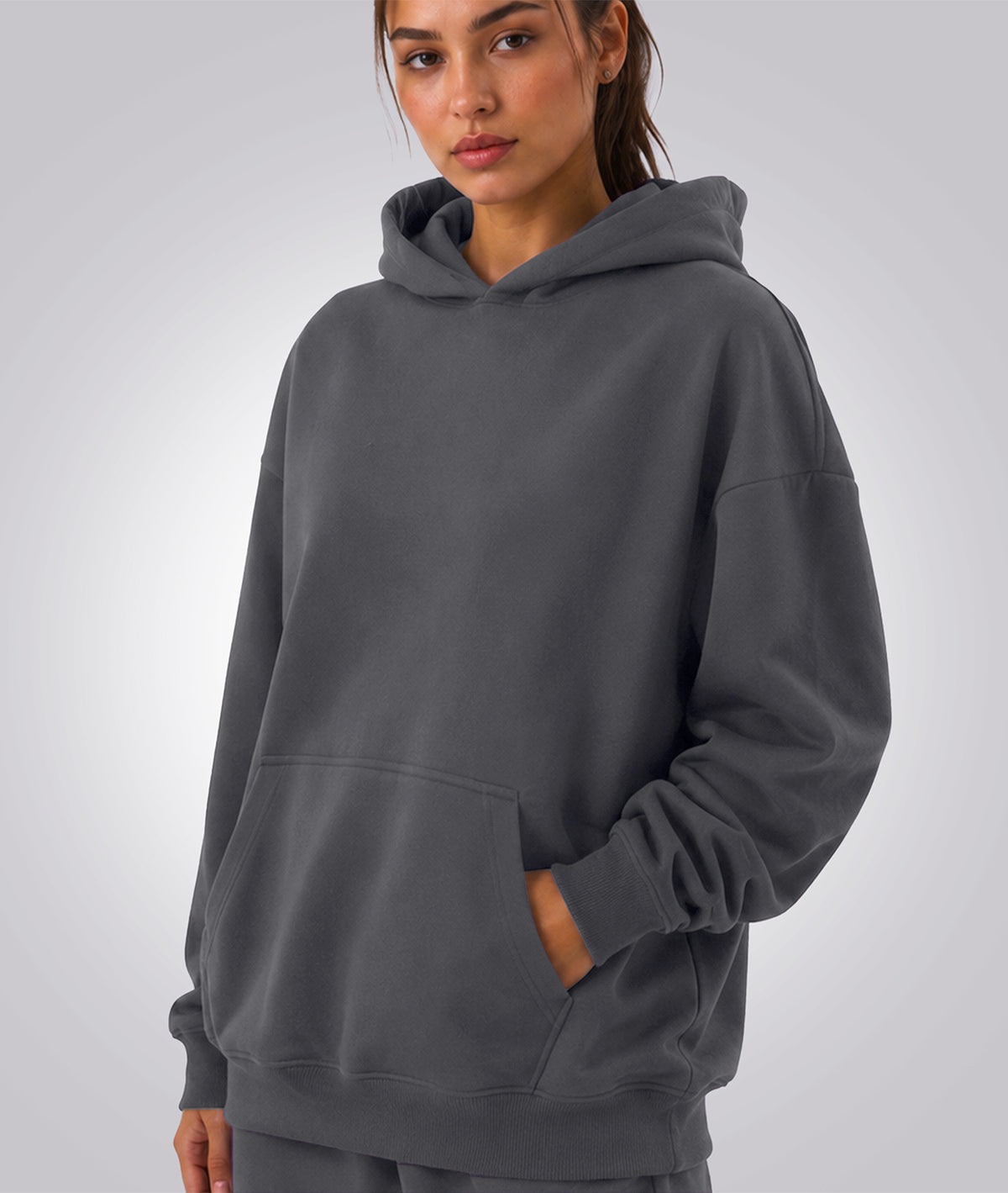 Oversized Pullover Hoodie – Unisex Heavyweight Brushed Fleece