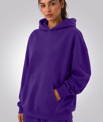 Oversized Pullover Hoodie – Unisex Heavyweight Brushed Fleece