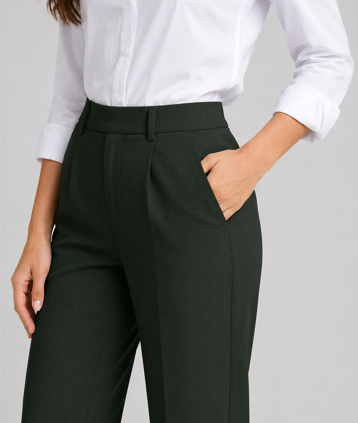 Women’s Stretch Work Pants | Durable 240 GSM Fabric | Soft & Flexible