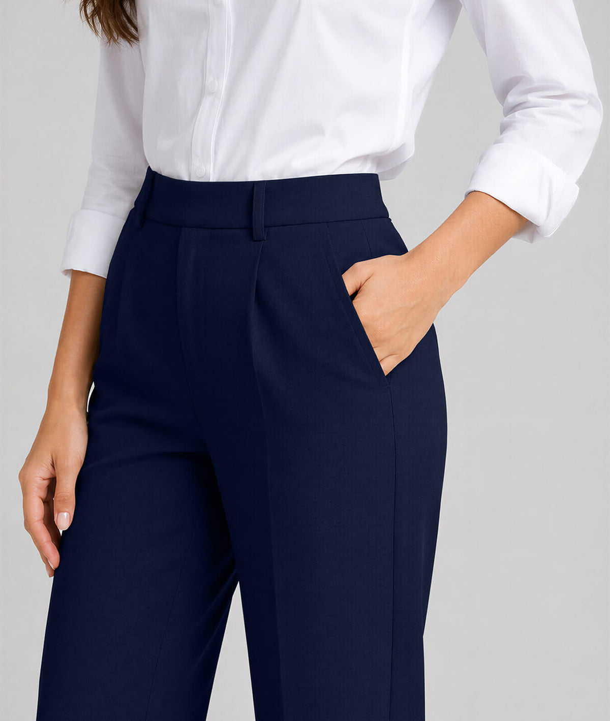 Women’s Stretch Work Pants | Durable 240 GSM Fabric | Soft & Flexible